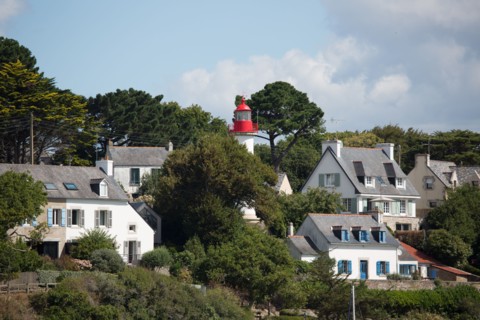Clohars Carnoët, ria et port de Doëlan, bateaux de pêche