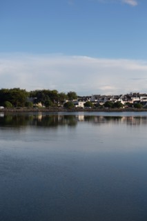 Lorient, Boulevard du Scorff, pedestrian and bicycle walk