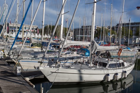 Lorient, port de plaisance pendant le Festival Interceltique
