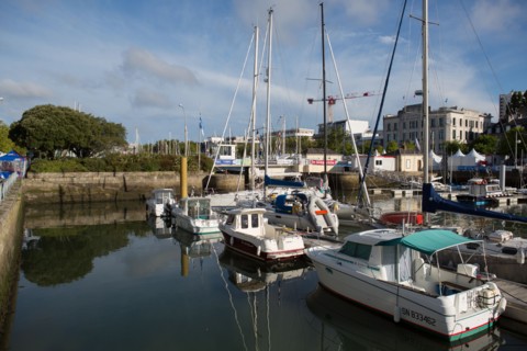 Lorient, marina during the Interceltic Festival