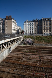 Paris, railways above the Gare Saint-Lazare