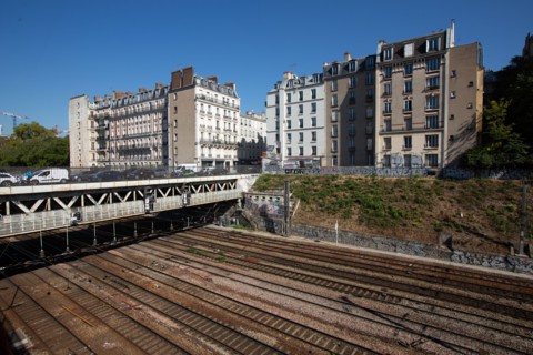 Paris, railways above the Gare Saint-Lazare