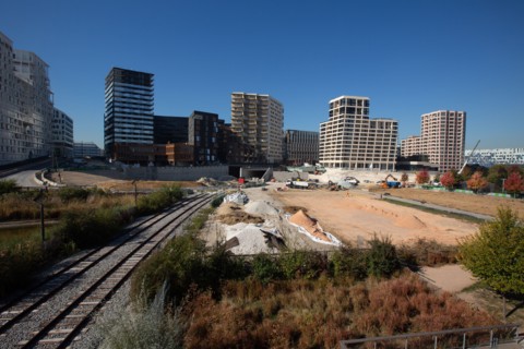 Paris, nouveau quartier des Batignolles