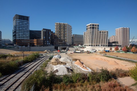 Paris, nouveau quartier des Batignolles