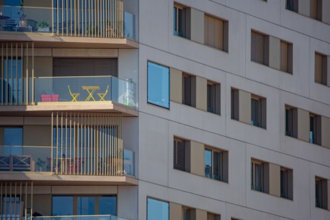 Paris, nouveau quartier des Batignolles