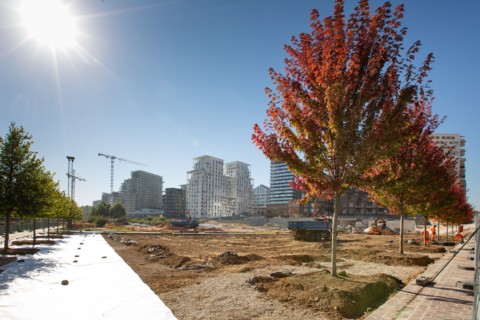 Paris, the new Batignolles neighborhood