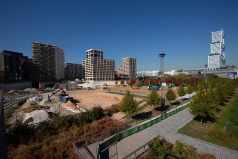 Paris, nouveau quartier des Batignolles