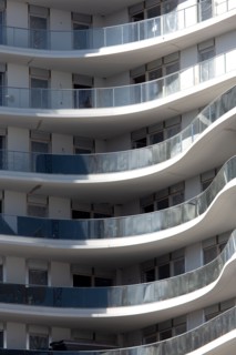 Paris, construction of buildings in the new Batignolles neighborhood