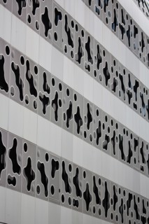 Paris, nouveau quartier des Batignolles, immeuble Klesia