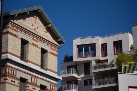 Paris, nouveau quartier des Batignolles