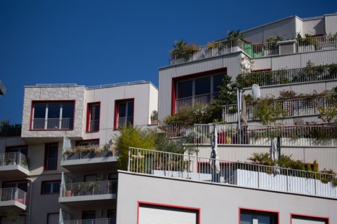 Paris, nouveau quartier des Batignolles