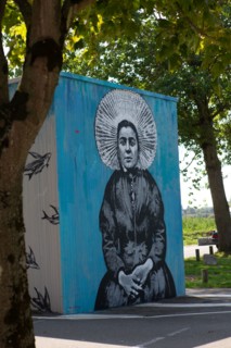 Etaples-sur-Mer, painted wall