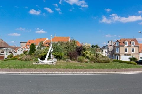 Etaples-sur-Mer, rond point du boulevard Billet