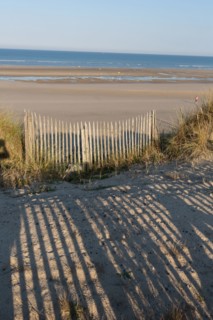 Merlimont Plage, bande dunaire sur le front de mer