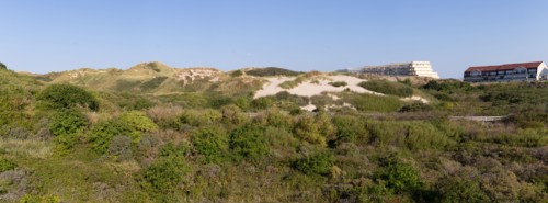 Merlimont Plage, bande dunaire sur le front de mer