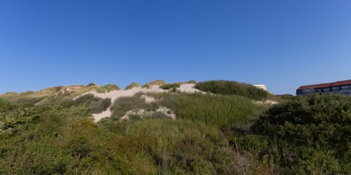 Merlimont Plage, bande dunaire sur le front de mer