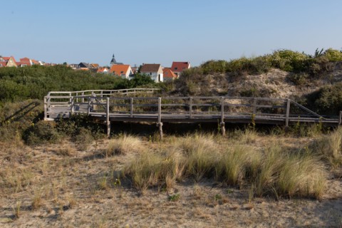 Merlimont Plage, sentier de découverte de la dune parabolique