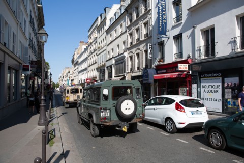 Paris, rue de la Gaite, operation Vigipirate