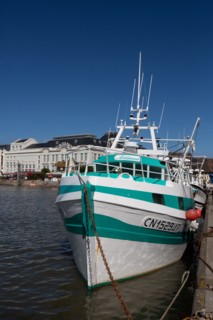 Trouville-sur-Mer (Calvados), docked trawler