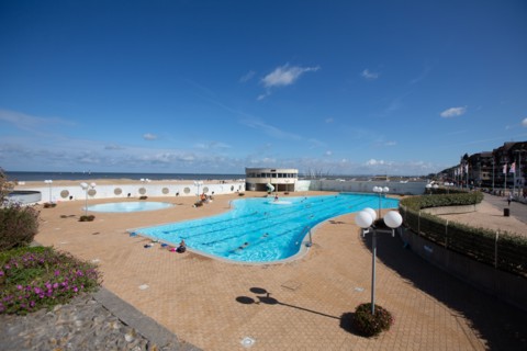 Trouville-sur-Mer (Calvados), outdoor pool