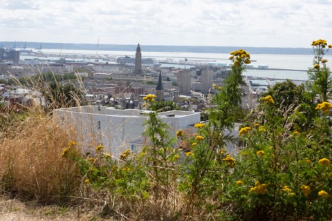 Le Havre, hanging gardens, Fort de Sainte Adresse