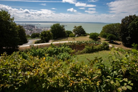 Le Havre, hanging gardens, Fort de Sainte Adresse