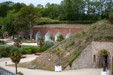 Le Havre, hanging gardens, Fort de Sainte Adresse