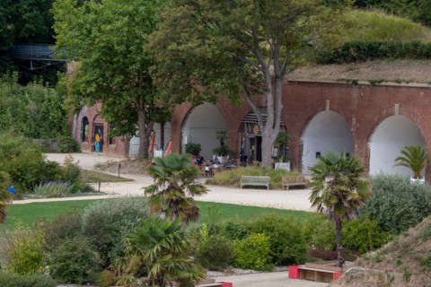 Le Havre, hanging gardens, Fort de Sainte Adresse