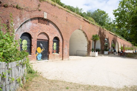 Le Havre, hanging gardens, Fort de Sainte Adresse