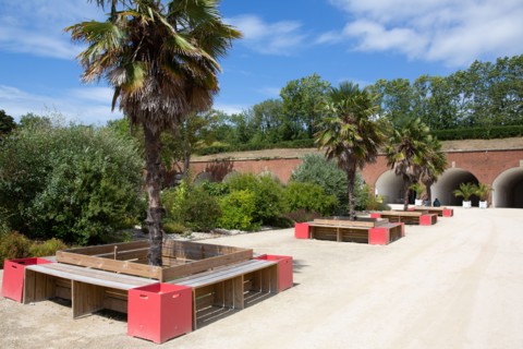Le Havre, hanging gardens, Fort de Sainte Adresse