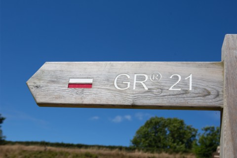 Le Havre, hanging gardens, Fort de Sainte Adresse, GR21 indicator panel