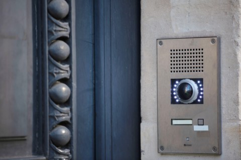 Paris, détail d'une porte cochère