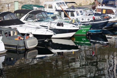 Paris, the Bassin de l'Arsenal (Port de l'Arsenal)