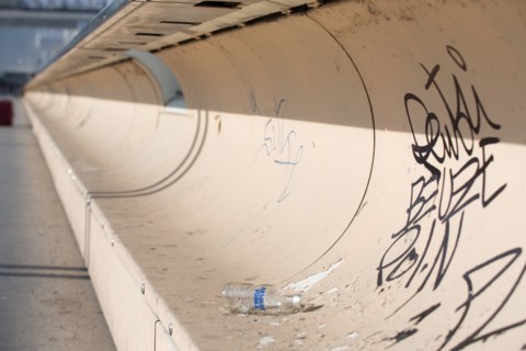 Paris, detail of the Pont Charles de Gaulle