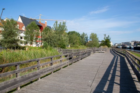 Deauville, presqu'île de la Touques