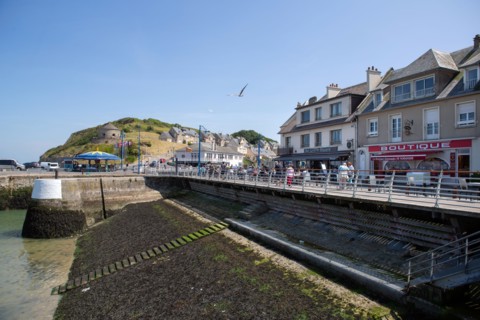 Port en Bessin Huppain, port et Tour Vauban