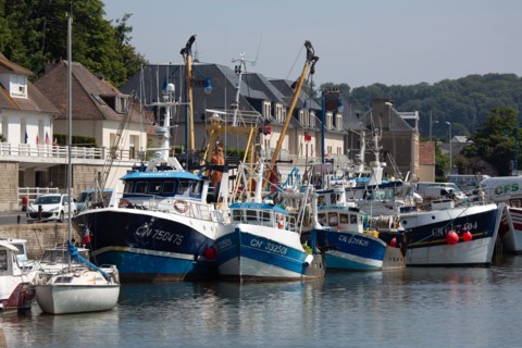 Port en Bessin Huppain, quai baron Gérard