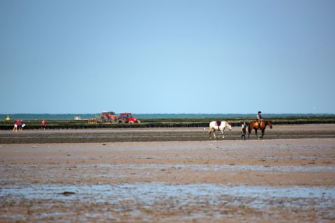 Côte de nacre, landing beaches
