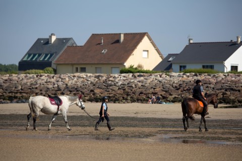Côte de nacre, landing beaches