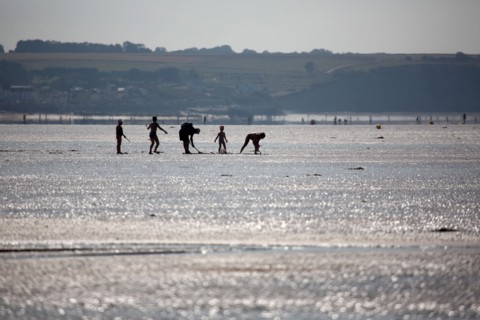 Côte de nacre, landing beaches