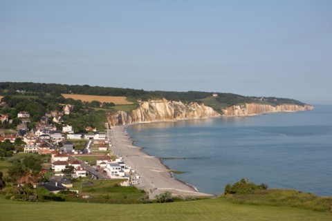 Hautot sur Mer, falaises et front de mer