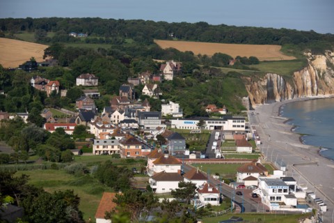 Hautot sur Mer, falaises et front de mer