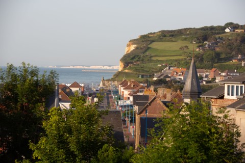 Hautot sur Mer, falaises et front de mer