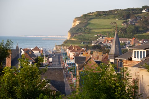 Hautot sur Mer, falaises et front de mer