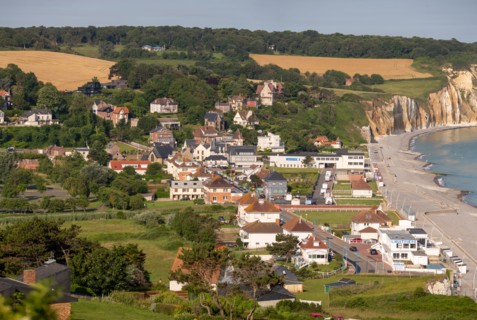 Hautot sur Mer, falaises et front de mer