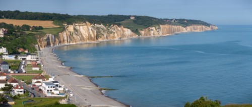 Hautot sur Mer, falaises et front de mer