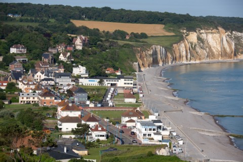 Hautot sur Mer, falaises et front de mer