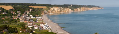 Hautot sur Mer, falaises et front de mer