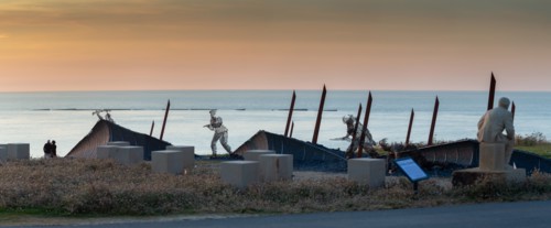 DDay 75 garden, Arromanches les Bains