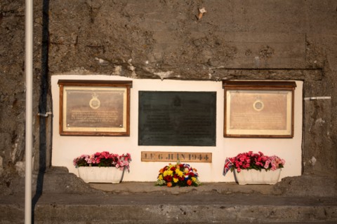 Plaque commemorative du 6 juin 44, Asnelles sur Mer